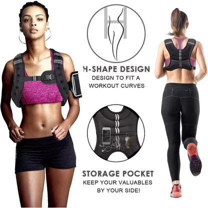 FOVE HEALTH™ Adjustable Weighted Vest